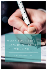 Birth plan tips from a labor doula in DC, MD, VA