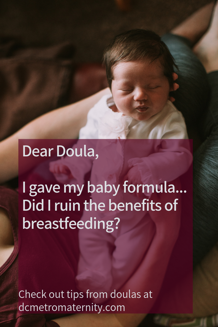 will the formula i gave my newborn ruin breastfeeding?