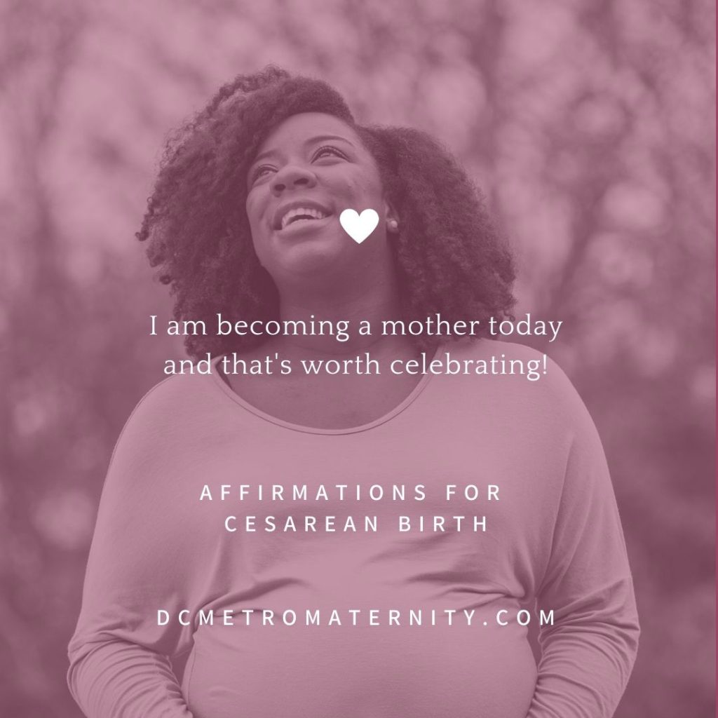 affirmation for c-section from labor doula