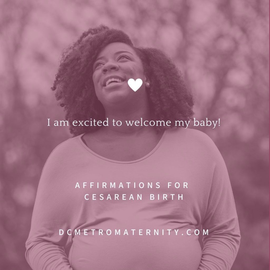 affirmation for c-section from labor doula